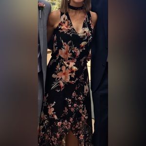 White House Black Market Floral Dress, Size 0